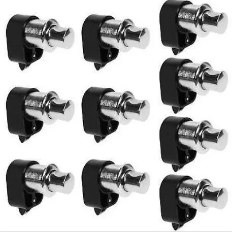 5X Push Button Drawer Cupboard Door Catch Lock Caravan Cabinet Latch Knob AU 2