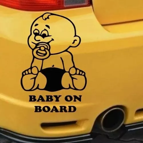 Baby On Board VINYL STICKER SIGN DECAL Car Window Bumper Safety +