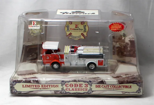 Code 3   2000 Firehouse Expo Crown 1.64 Pumper - New