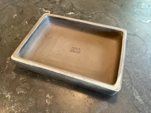 Ada Aqua Design Amano Vintage Ceramic Bowl Pot Wabi Kusa Pot Extremely Rare Item
