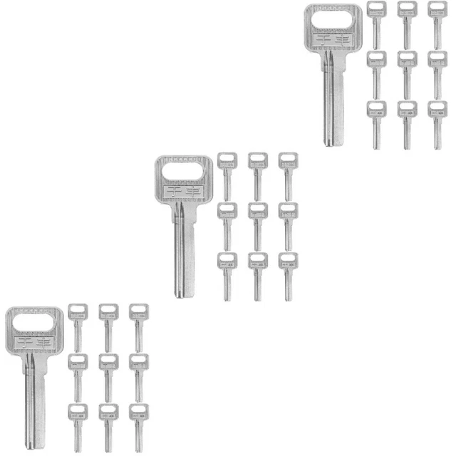 30 pz chiave vuota chiave destra chiave da bagno vuota chiavi vuote serrature strumenti