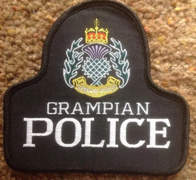 British GRAMPIAN  POLICE  Bellshaped Bobbies Patch