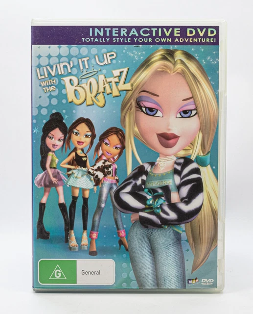 BRATZ DVD LIVIN' It Up Interactive Style Your Own Adventure