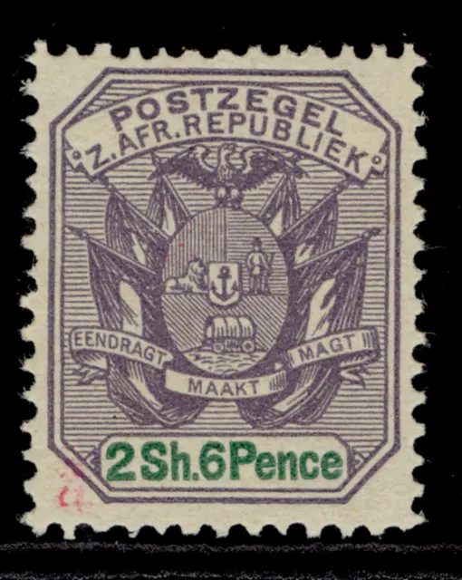 SOUTH AFRICA - Transvaal QV SG224, 2s 6d dull violet and green, NH MINT.