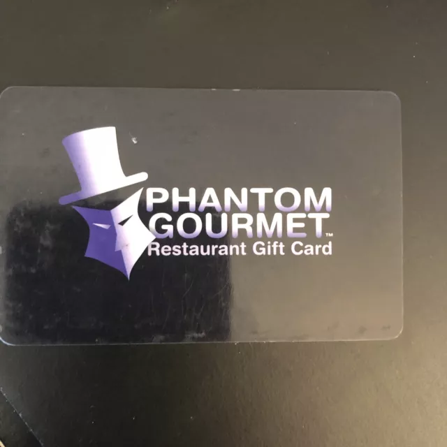 Phantom Gourmet $25 Gift Card Save 10% Off