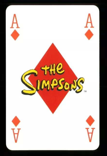 1 x Spielkarten-Single Die Simpsons - Ace of Diamonds S41