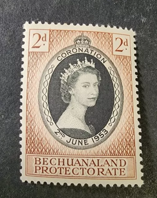 Bechuanaland Protectorate 1953   Coronation 2d   Mint   Hinged   G8