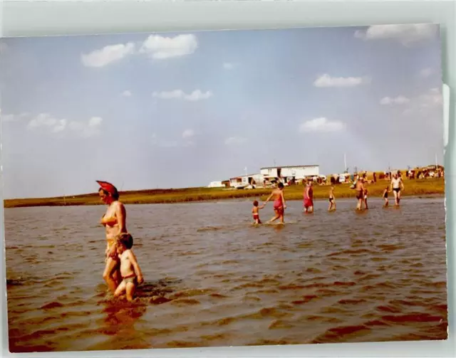 39824812 - 2851 Wremen Schwimmbad Strand Ort handschriftlich Foto Original aus