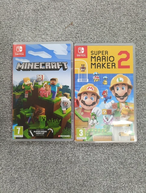 SUPER MARIO MAKER Nintendo Switch And Minecraft Bedrock Edition £39.39 ...