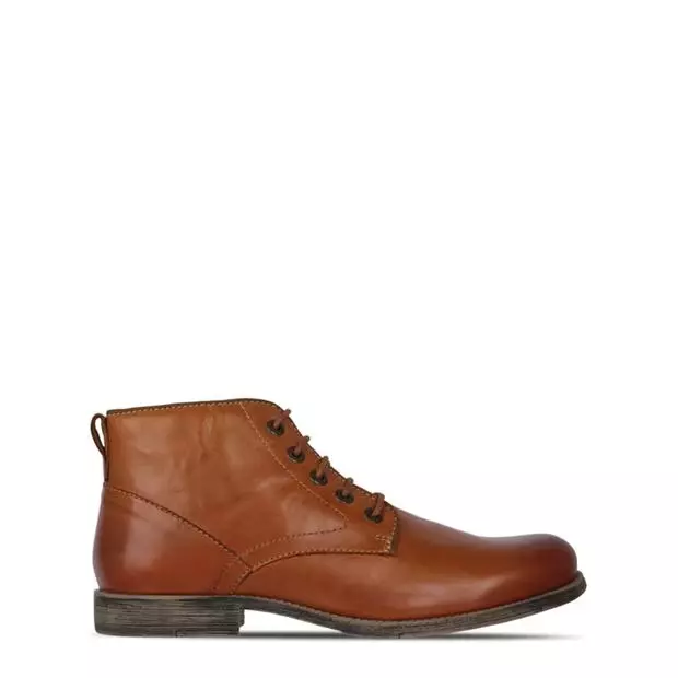 FIRETRAP MENS CASCA Leather Chelsea Boots Brown UK10 EU45 34.99 PicClick UK