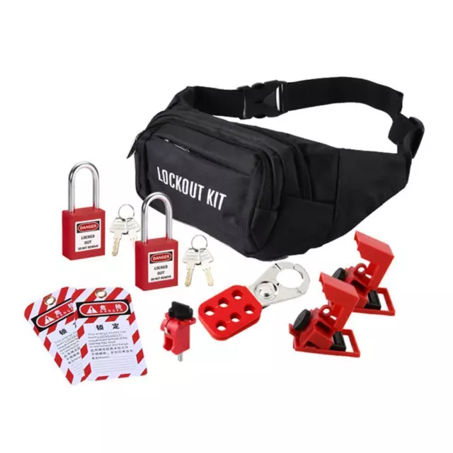 1x kit di blocco universale per lucchetti in miniatura interruttore automatico