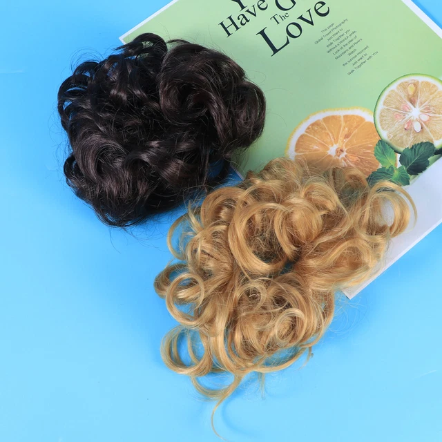 Parrucche corte ricci elasticità capelli parrucche fibra alta temperatura Headwe