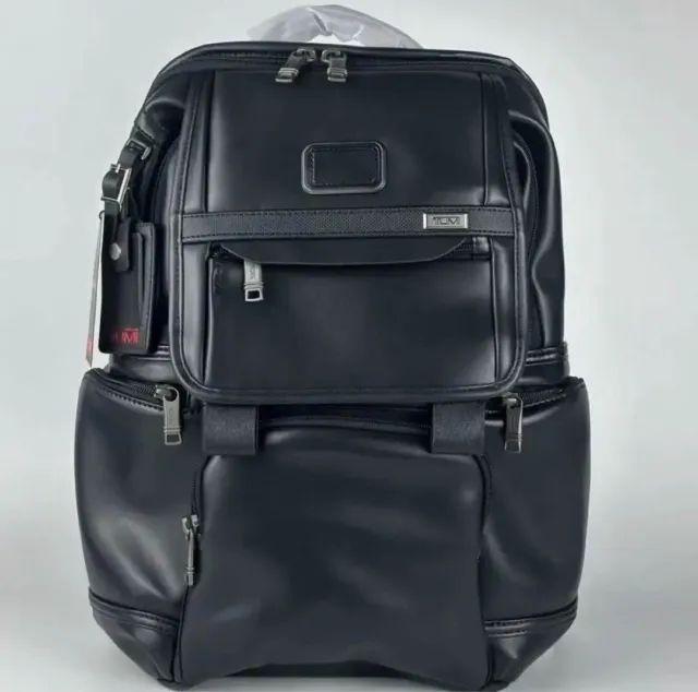 TUMI Alpha 3 Leather Shoulder Bag,  Business backpack, Outlet, H17xW12xD6