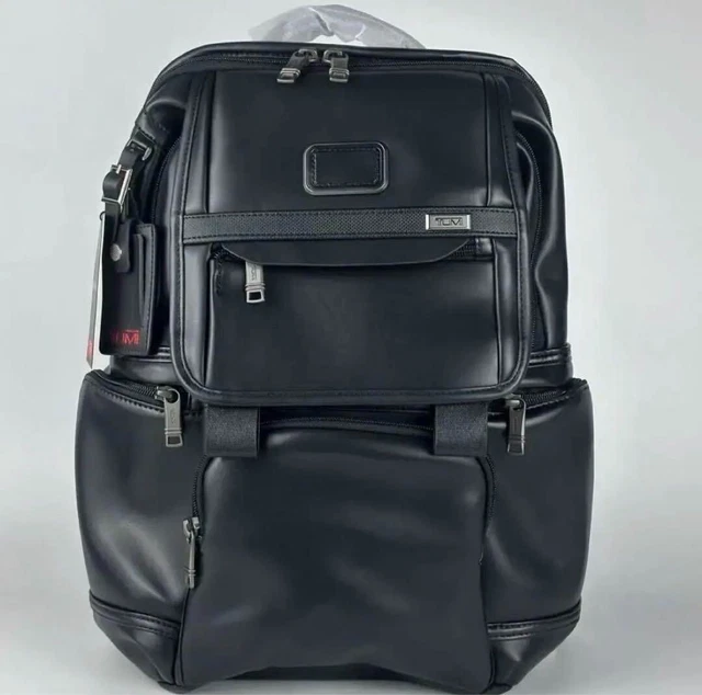TUMI Alpha 3 Leather Shoulder Bag,  Business backpack, Outlet, H17xW12xD6