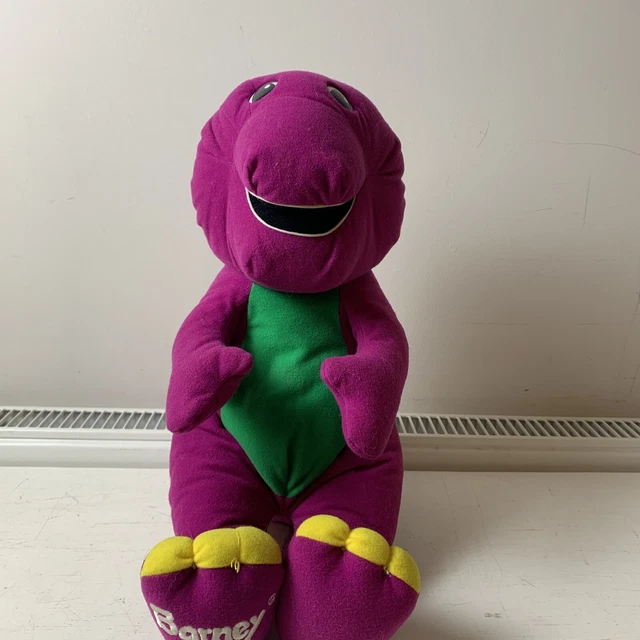 BARNEY THE PURPLE DINOSAUR 1996 Interactive Stuffed Toy PLAYSKOOL Works