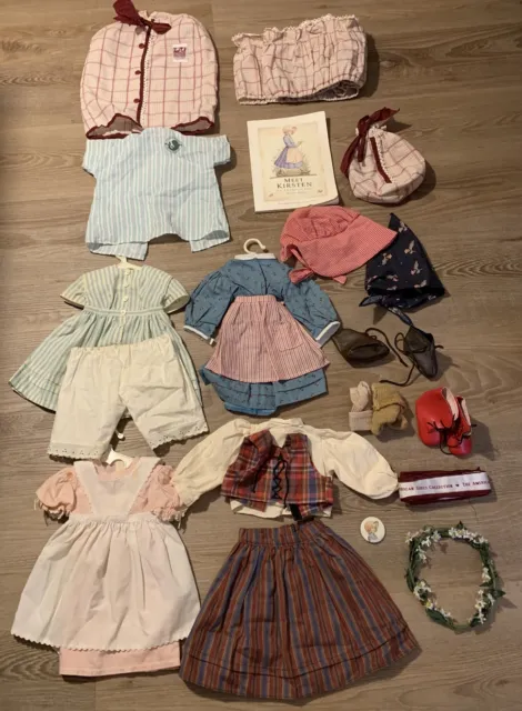 Large Lot of Assorted American Girl Doll Clothes & Accessories