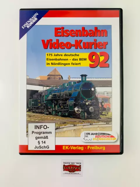 EISENBAHN KURIER DVD 8092/92 - 175 Ans DB - Nördlingen - 58 Min - Neuf
