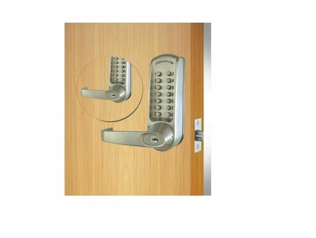 Codelocks Mechanical Door Lock Latchbolt Back-To-Back Lever CL610BB-BS-G2