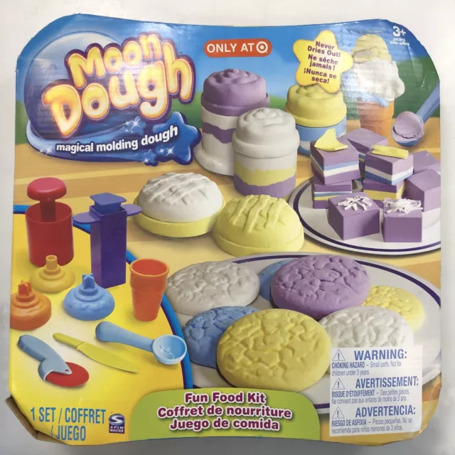 NIB MOON DOUGH MAGICAL MOLDING DOUGH Fun Food Kit NIB SEALED SPINMASTER NIB MOON DOUGH MAGICAL MOLDING DOUGH Fun Food Kit NIB SEALED SPINMASTER