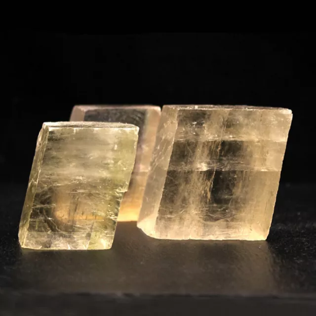 500g Natural Iceland Spar Cubic Calcite Crystal Quartz Specimen Healing Mineral