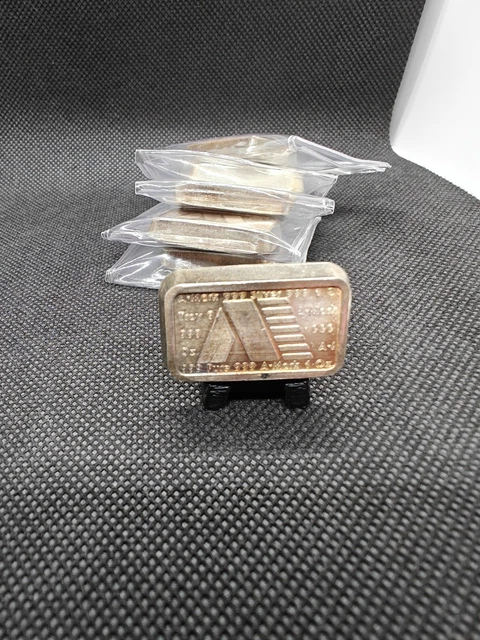 1 OZ .999 Silver Bar - 1981 USVI Ingot Co Anaheim Metal Co