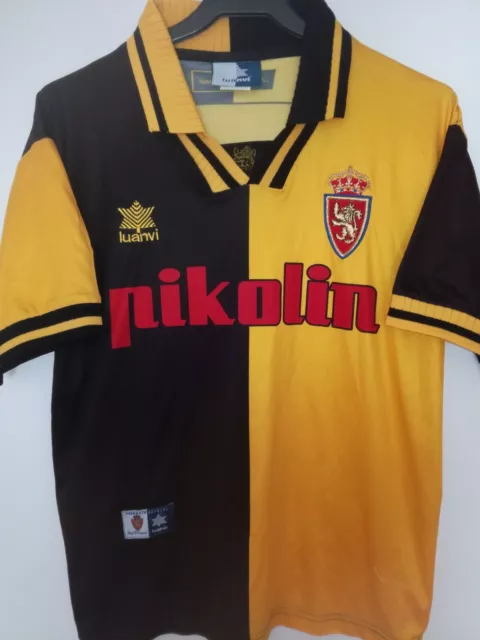 REAL ZARAGOZA 1999-2000 Pikolin shirt camiseta maillot trikot maglia luanvi
