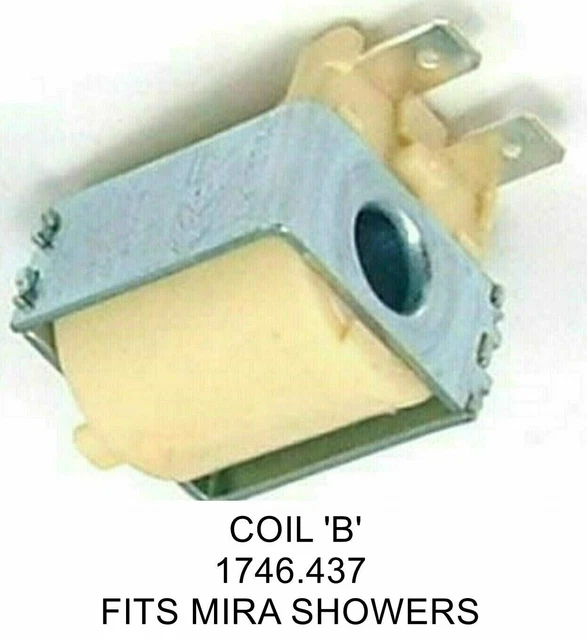 SOLENOID COIL MIRA shower 416.51 or 1788.34 Mira GO Mira PLAY Mira