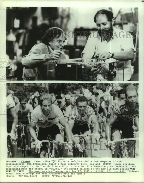 1987 Press Photo Tour de France bicycle race featured in The Ring of Truth