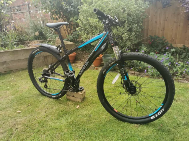 SARACEN TUFFTRAX DISC Used Hardtail Mountain Bike Black Blue