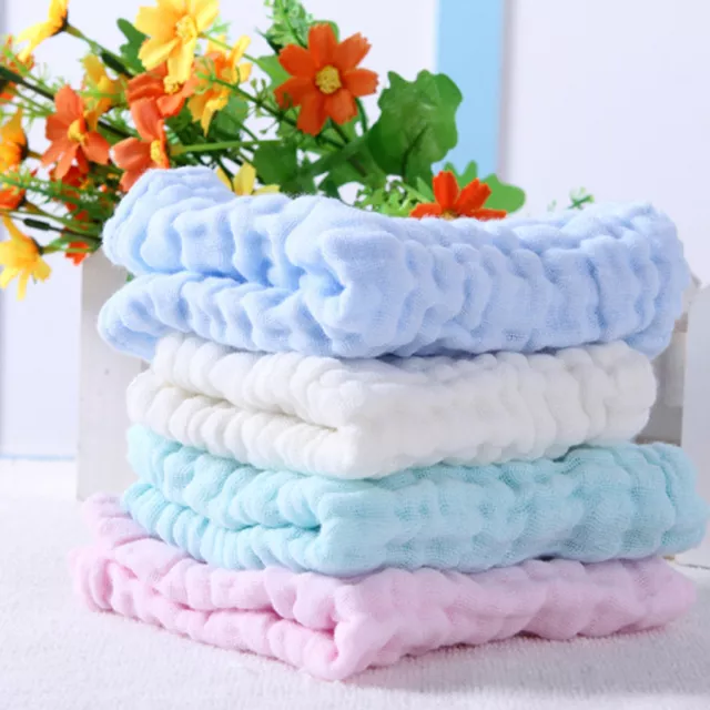 Soft Cotton Baby Infant Newborn Bath Towel Washcloth Feeding Wipe Cloth Saliva