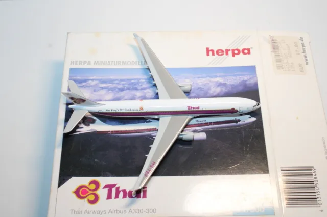 Herpa Wings 1:500 Flugzeug 508469 Airbus A330-200 Thai Airways OVP Etik