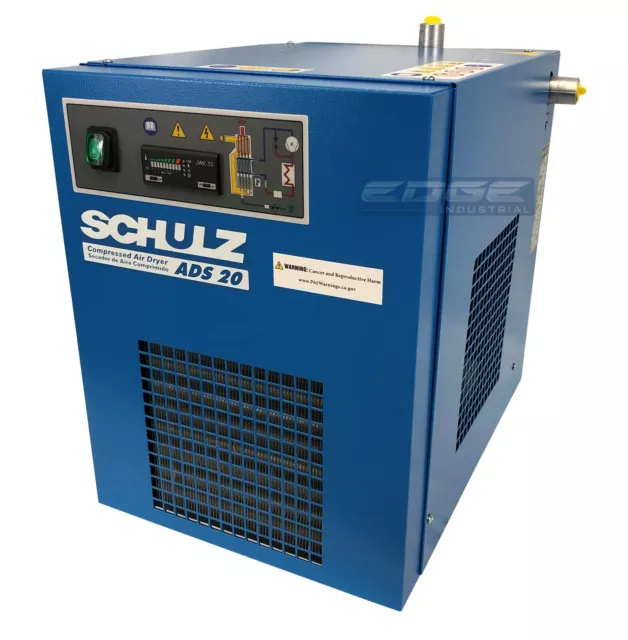 Schulz 20 Cfm Refrigerated Compressed Air Dryer 115V, For 5Hp Compressors Max