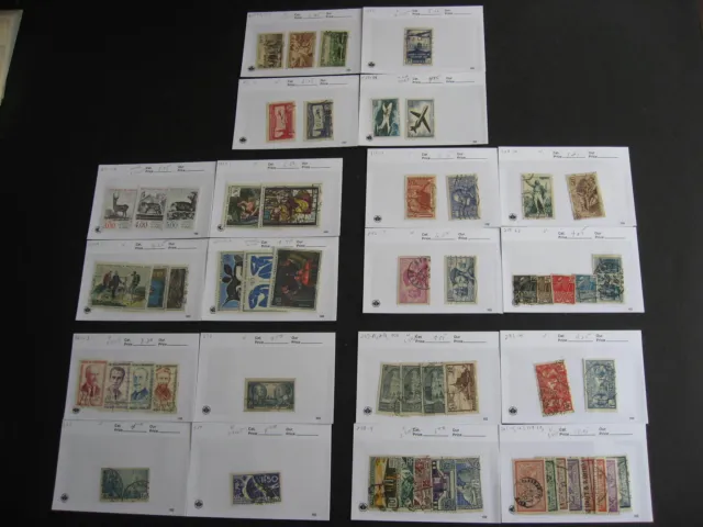 FRANCE collection of older stuff in sales cards,unverified,check them out!