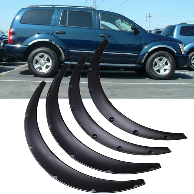 FLEX FENDER FLARES 4X4.5" Extra Wide Body Kit Wheel Arches For Dodge