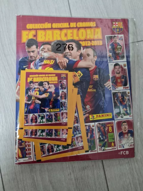 142 Album Cromos Coleccion  Fc Barcelona Liga Messi Sobres Sin Abrir Panini 2012 2