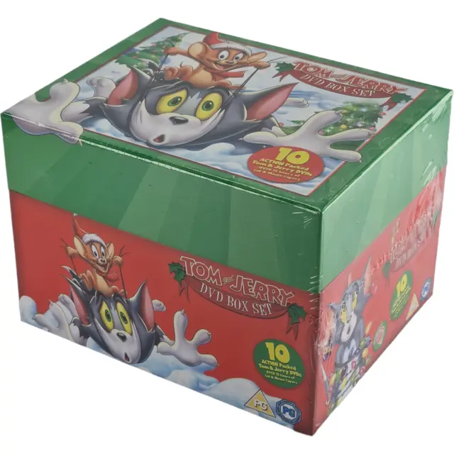 Tom y Jerry: Grande Estuche De Navidad 10 X DVD Big Coleccionista Region B