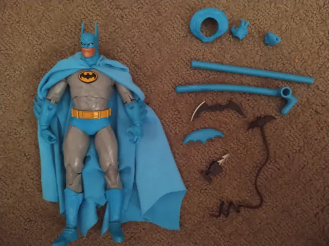 McFarlane Toys DC Batman Year Two 2 CUSTOM BONUS ACCESSORIES INCOMPLETE