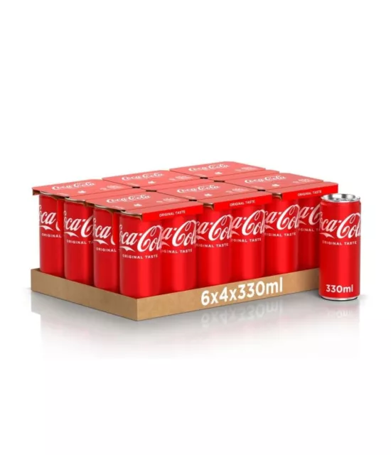 Coca-Cola Original – 24 Lattine classiche da 330 ml