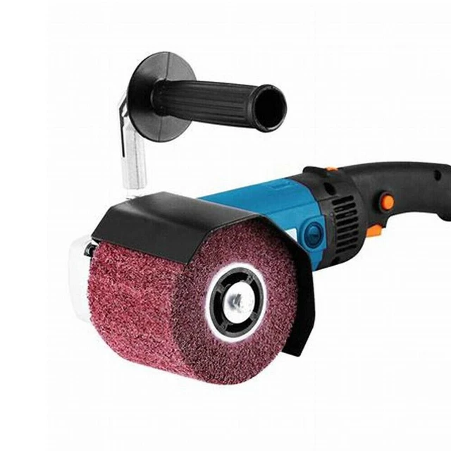 Polishing Drawing Wheel Removal / Wheel Burnishing Cross Hole Non-woven Fiber