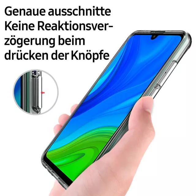 Hülle Passend Für Huawei P40 P30 Pro P20 Lite Handyhülle Silikon Schutz Bumper 3