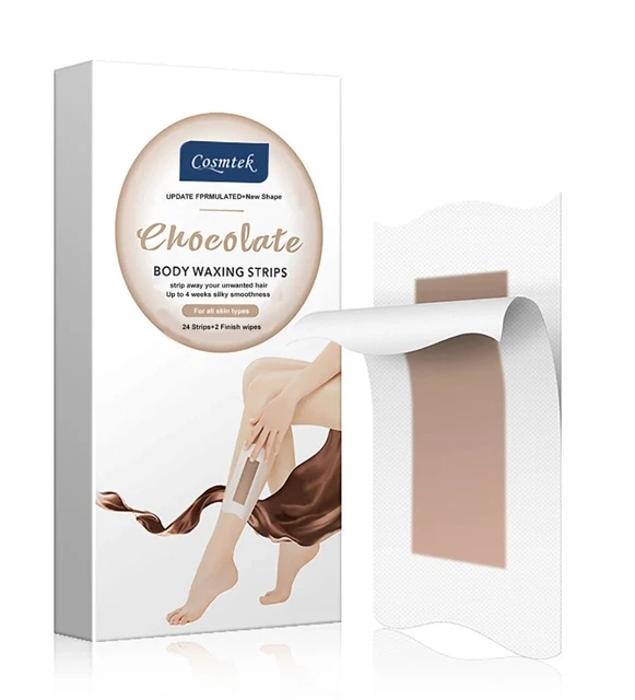 4 confezioni x cosmetici e trucco, strisce per ceretta rimozione peli viso, strisce di cera.