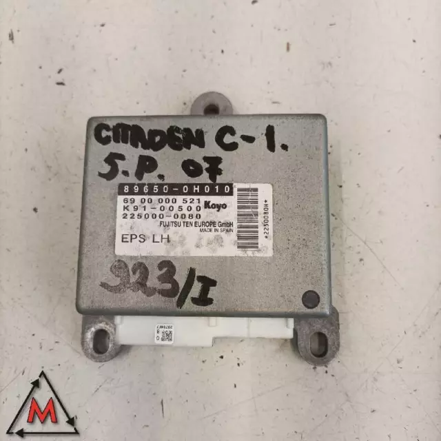 Centralita de dirección 89650-0H010 para CITROEN C1 MK1 1.0 2005-2014 (93268)