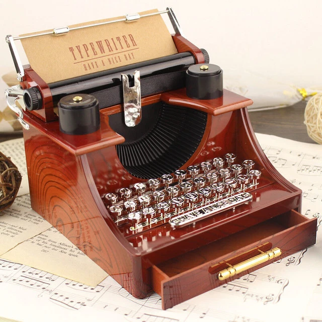 Violet Evergarden Typewriter Music Box Anime Cosplay Prop Decor Birthday Gift
