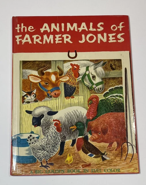 Little Golden Book The Animals of Farmer Jones 1963 Edition, Richard Scarry