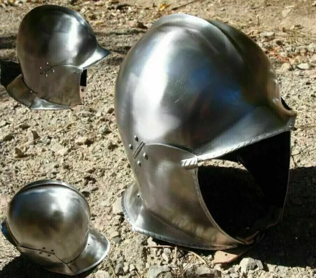Medieval STURMHAUBE HARRY Burgonet Helmet Medieval Ancient Armor Helmet LARP