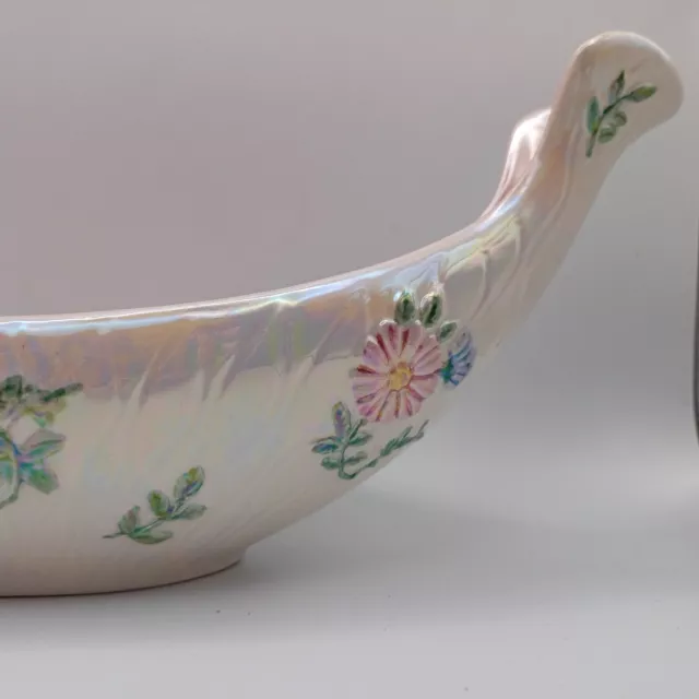 Maling Pottery Floret Gondola Vase c1961 3