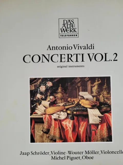 Vinyle Vivaldi Concertos pour plusieurs instruments Concerto Amsterdam Schröder
