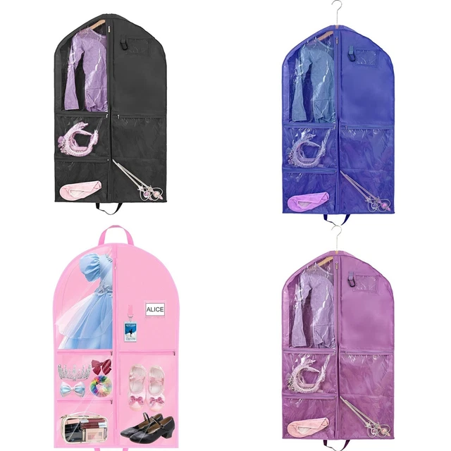 Enfants Costume Danse Rangement Sac Avec Éclair Poche Durable Polyester Pliable