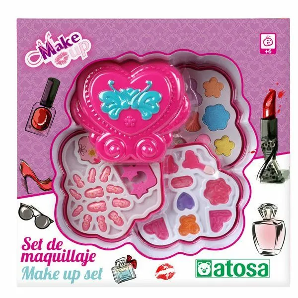 Kit de maquillage pour enfant Coeur Rose