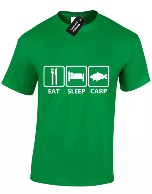Maglietta Eat Sleep Carp Bambini Bambini Top Pesca Pesca Pesca Pescatore Idea Regalo 6